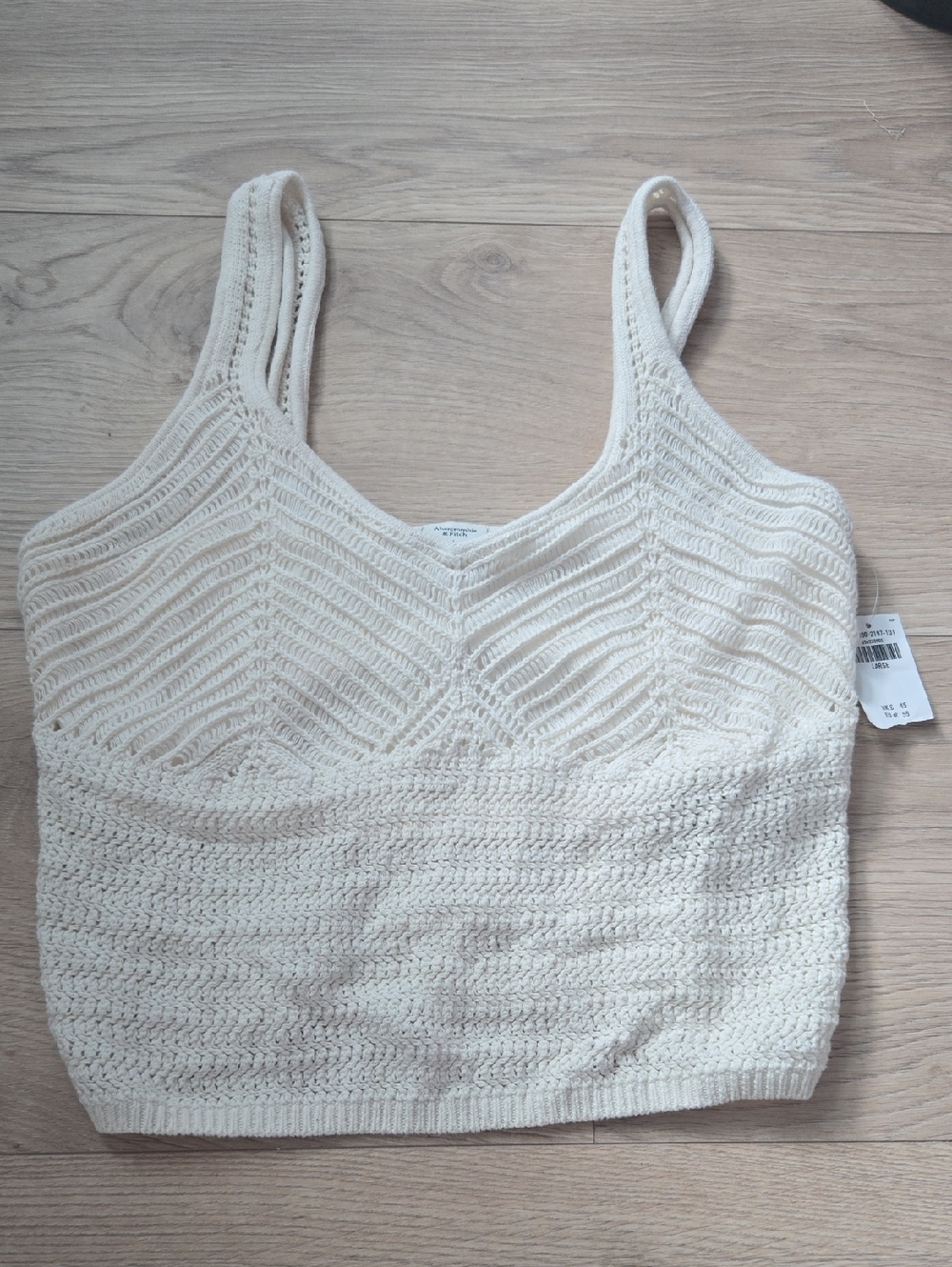 Abercrombie & Fitch Crochet Crop Tank